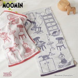【ムーミン/MOOMIN】日本製ジャカードタオル「ムーミン」