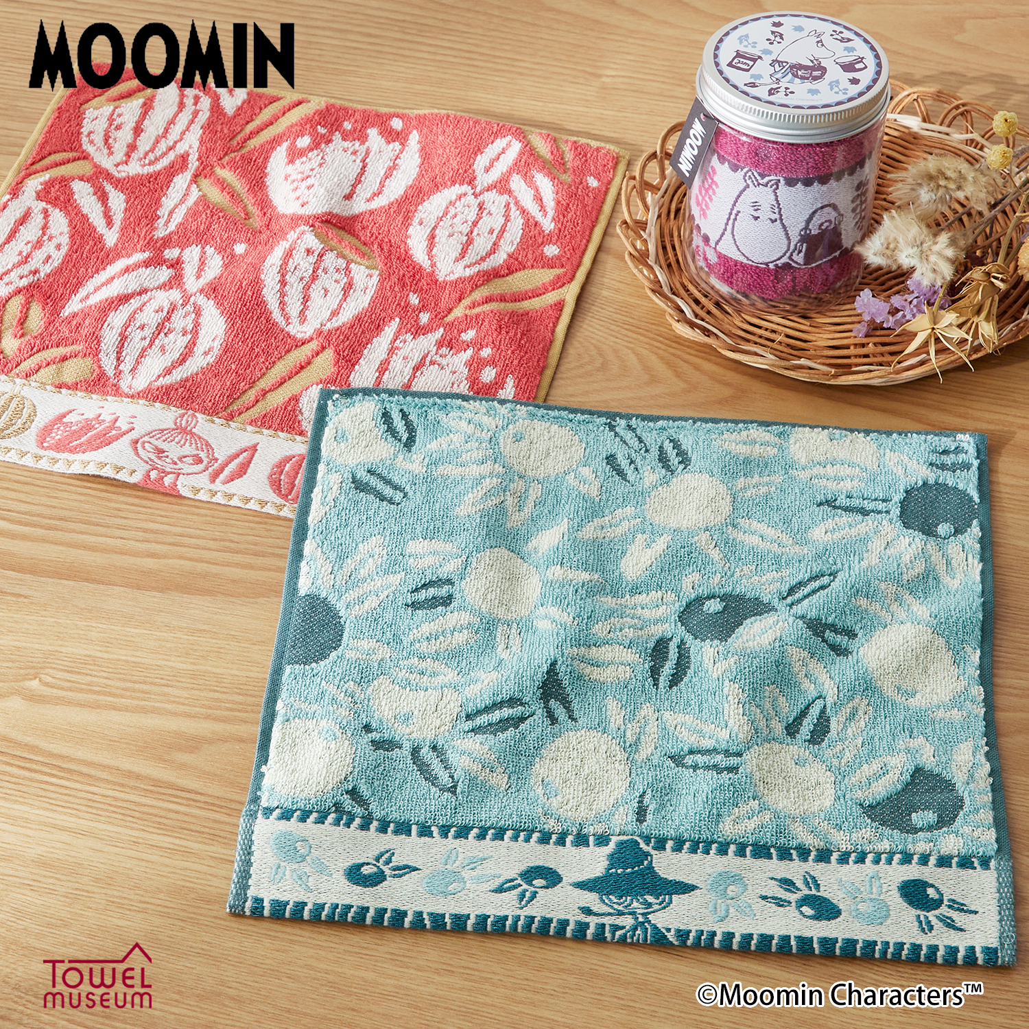 【ムーミン/MOOMIN】ギフトハンカチタオル「ムーミン」