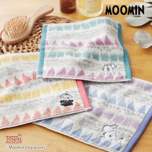 【ムーミン/MOOMIN】リサイクルコットンを使用したタオルハンカチ「ムーミン」