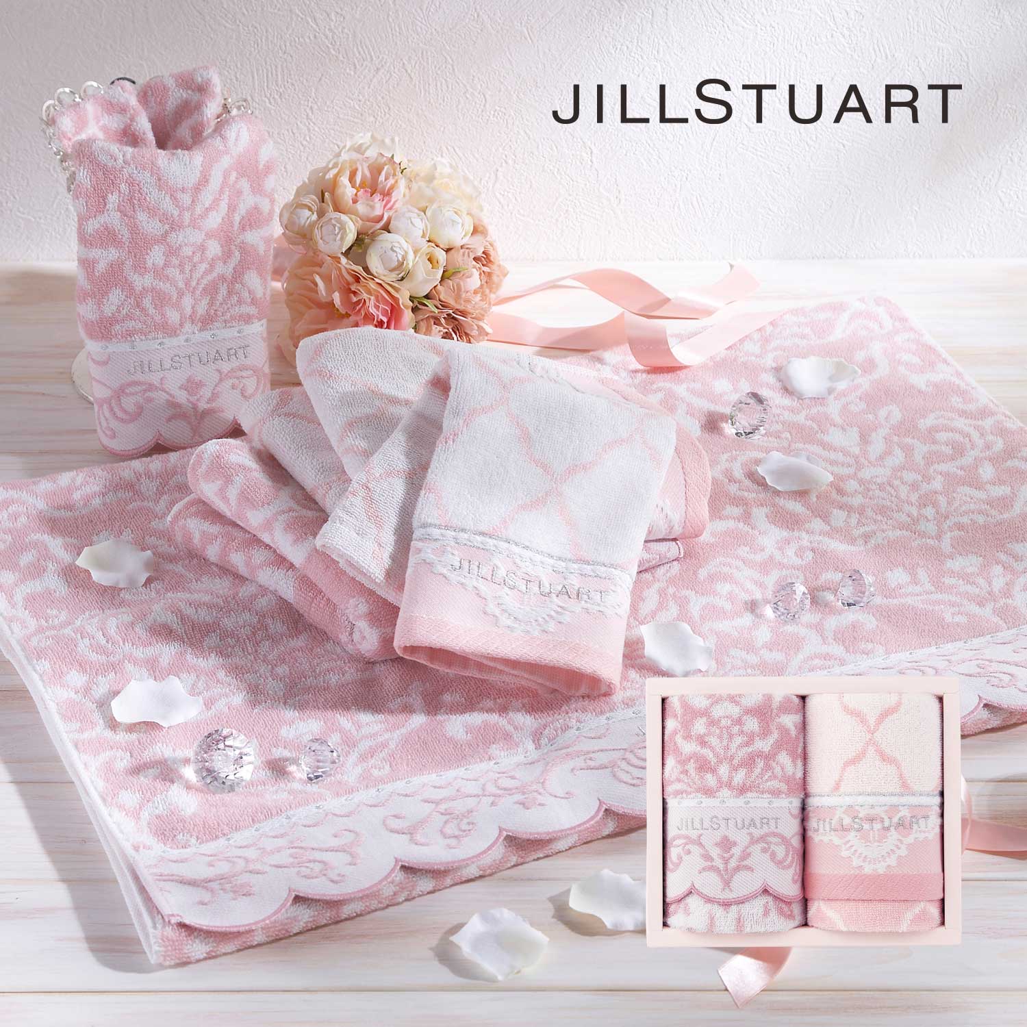 フェイスタオル２枚セット(ジルスチュアート/JILL STUART)｜通販の