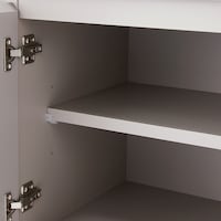 棚板は3段階で調節できます/グレージュ