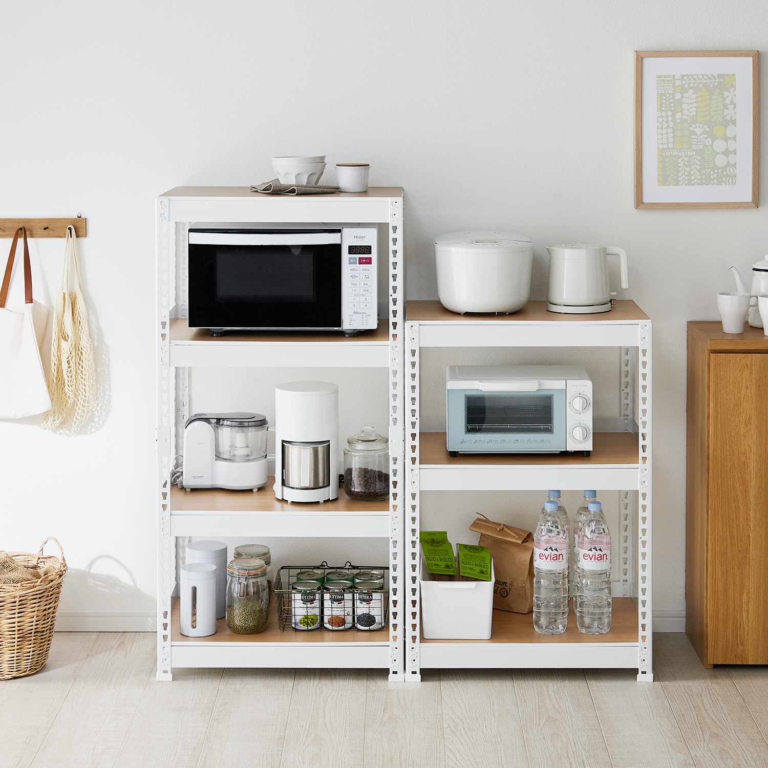 【ベルメゾン】頑丈棚板のスチールラック