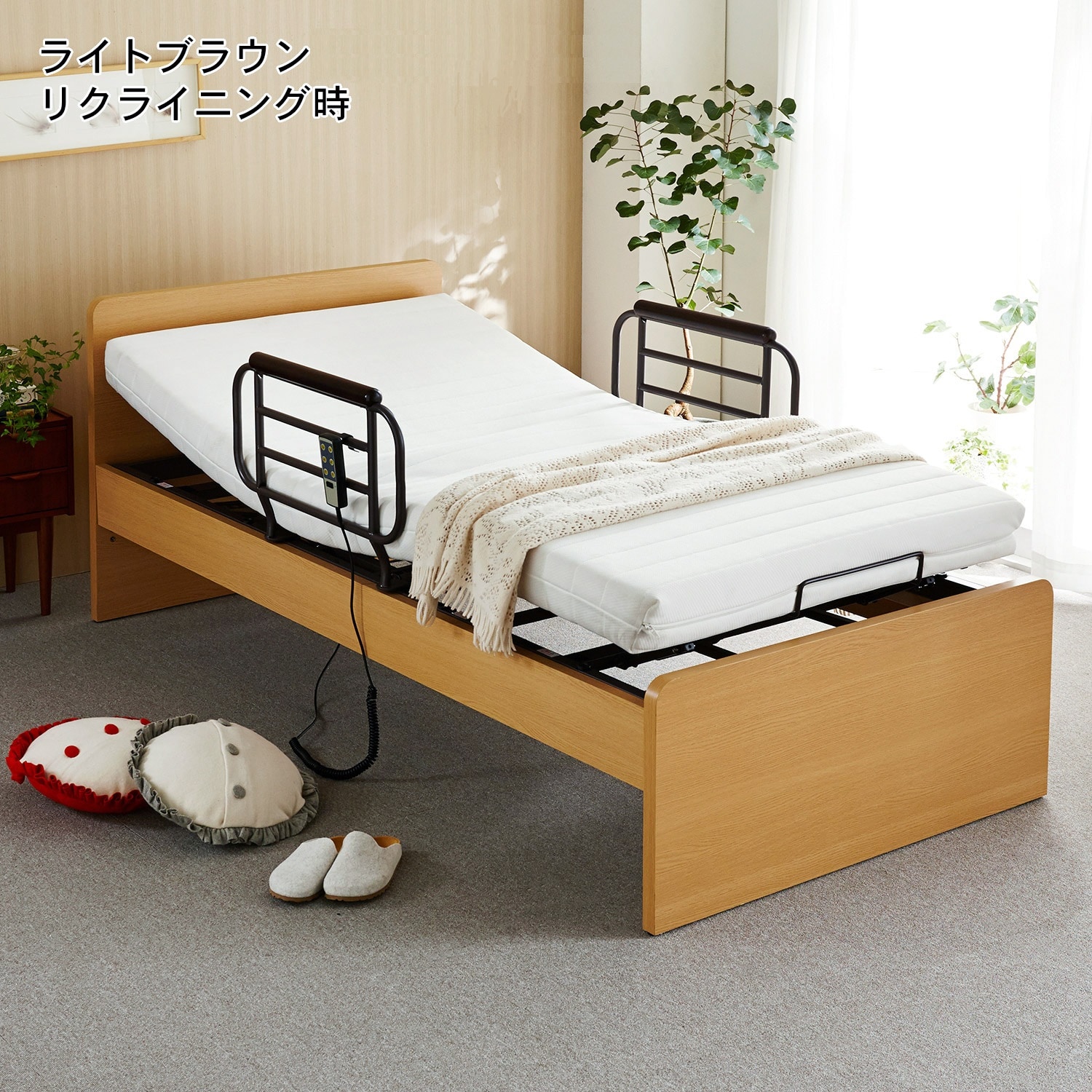 介護ベッド 電動 リモコン コイズミ - 茨城県の家具