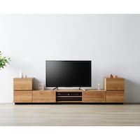 サイドキャビネット2台＋テレビ台／幅151.5cm