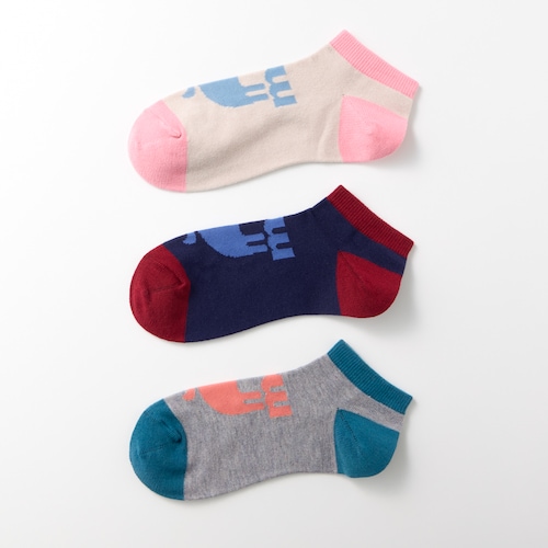 【3足組】スニーカー丈ソックス