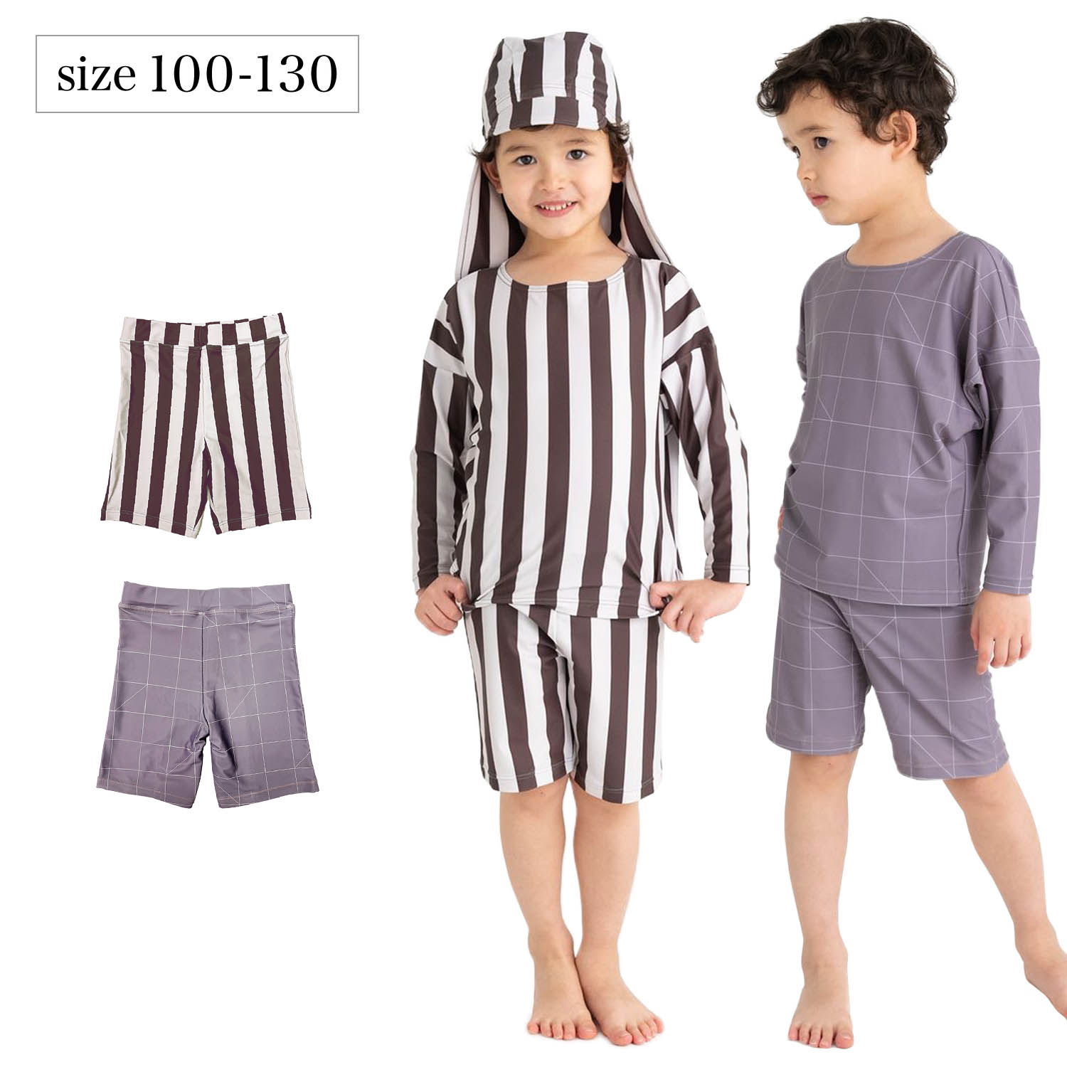 【ベルメゾン】モノトーンスイムパンツ 【ベルメゾン】モノトーンスイムパンツ