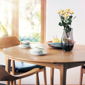 【BELLE MAISON DAYS】天然木オーク材を贅沢に使った円形ダイニングテーブル