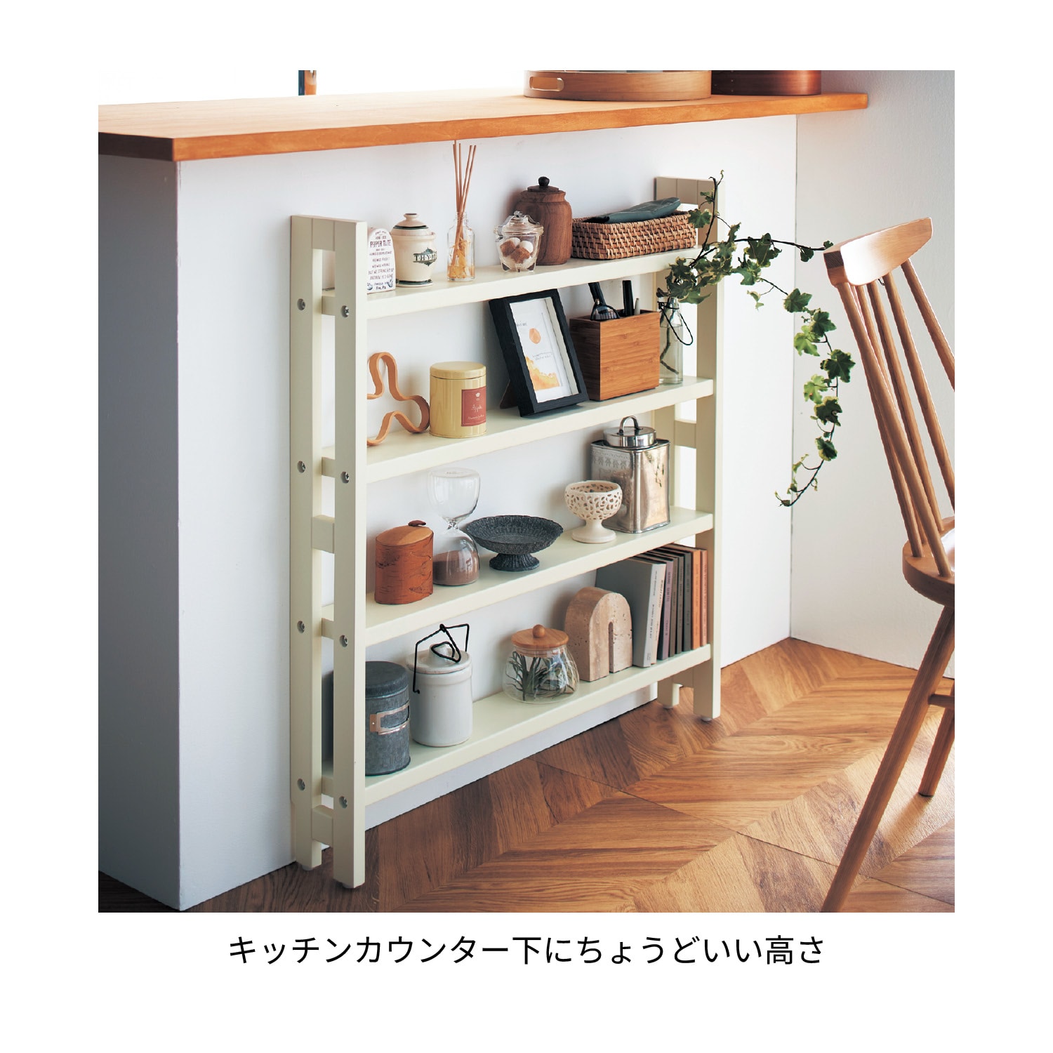 突っ張らずに取り付けられる薄型ラック・本棚（ロータイプ） ＜幅50/幅80cm＞(BELLE MAISON DAYS)｜通販のベルメゾンネット