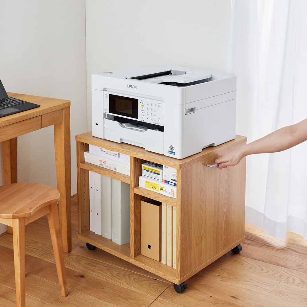 取っ手付きで作業するところまでの移動も簡単