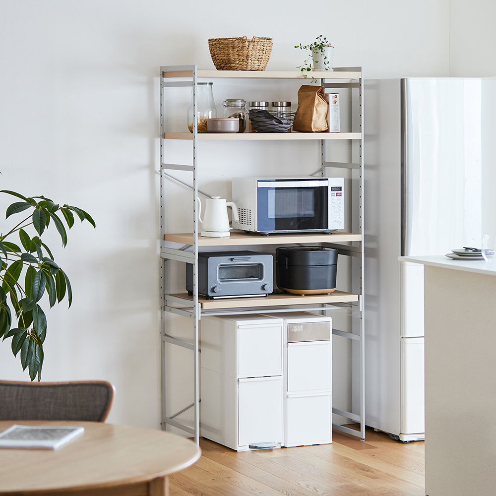 すっきりみえるにこだわったレンジラック(BELLE MAISON DAYS)