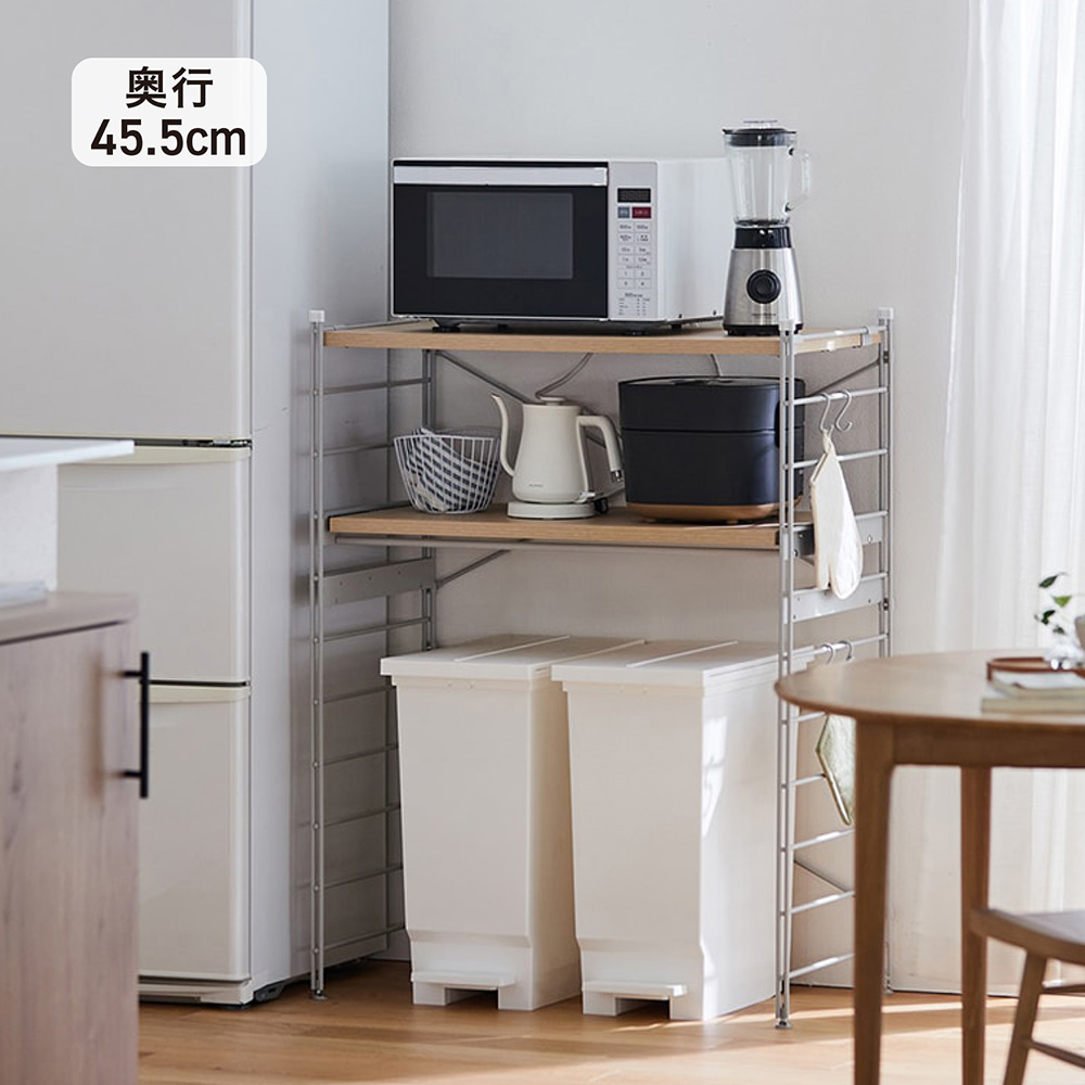 しっかり仕様のダブルワイヤーレンジ台<ロー> <幅60.5/幅84.5cm> しっかり仕様のダブルワイヤーレンジ台<ロー> <幅60.5/幅84.5cm>