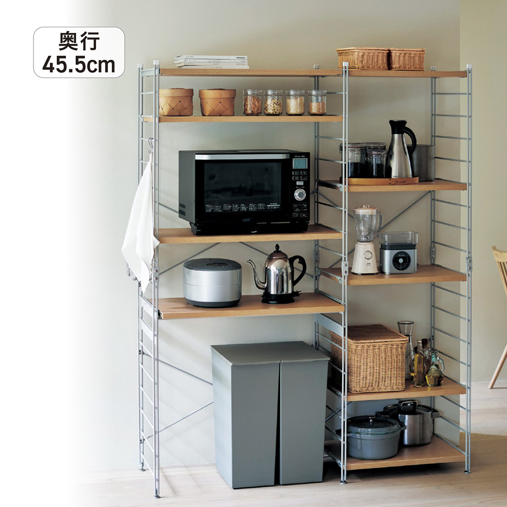 しっかり仕様のダブルワイヤーレンジ台<ハイ> <幅60.5/幅84.5cm> しっかり仕様のダブルワイヤーレンジ台<ハイ> <幅60.5/幅84.5cm>