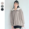 【パペル ラピス/Papel lapiz】バイカラーハーフジップフーディミニワンピース 【子供服 長袖】