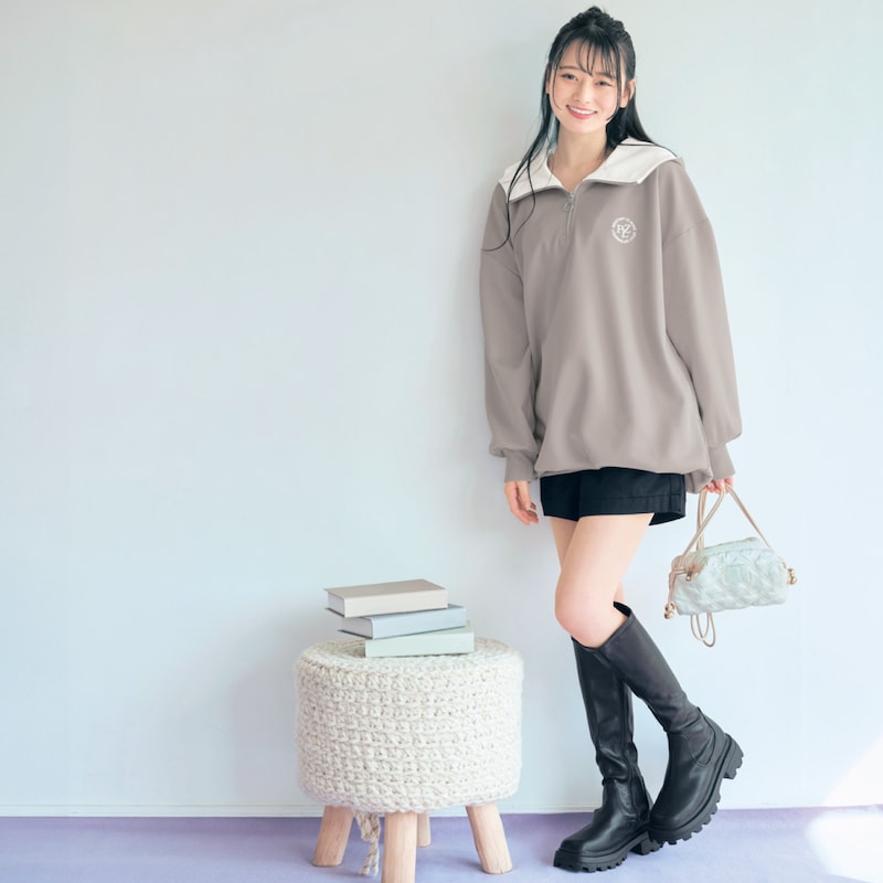 モデル身長160cm/サイズJ-M