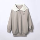 グレージュ（ブラック刺繍）