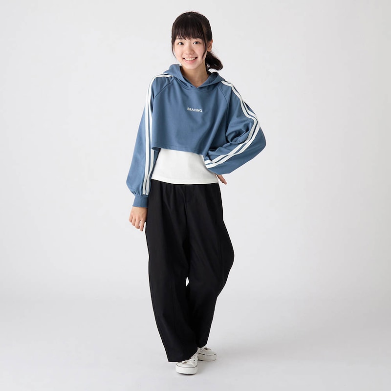 ヴィンテージブルー／モデル身長151.5cm・JｰS（150～160）サイズ着用