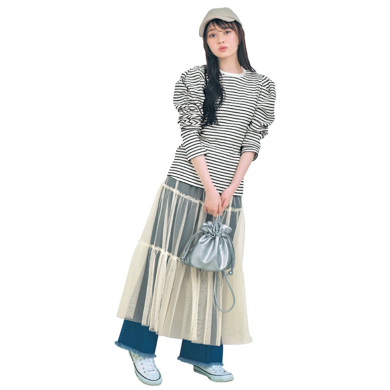 モデル身長160cm/サイズJ-M