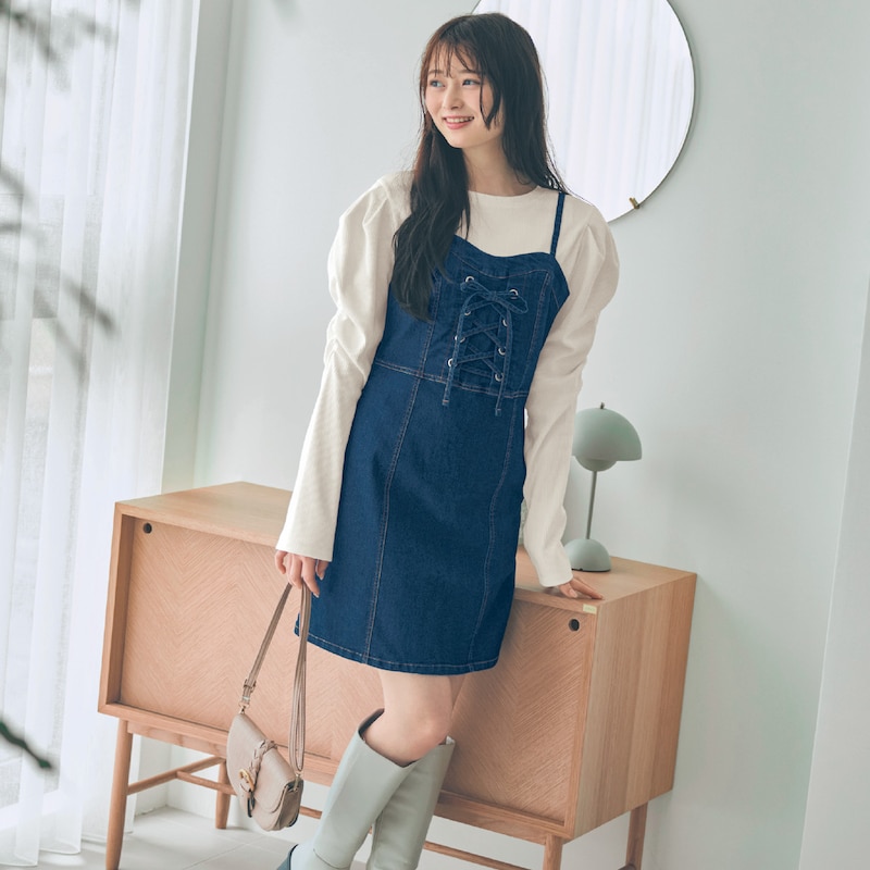 モデル身長160cm/サイズJ-M