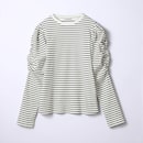 オフホワイト×ブラックボーダー