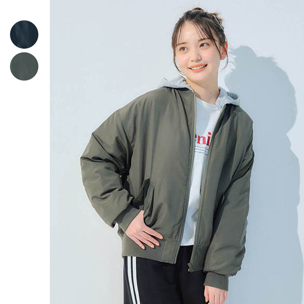 【パペル ラピス/Papel lapiz】取り外しできるフード付き2WAY中わたジャケット 【子供服】