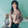 【STANDARD me】バックジップショート丈綿裏毛プルオーバー 【子供服 長袖】