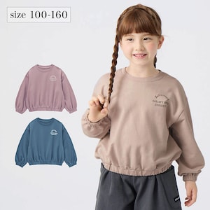 【ジータ/GITA】バルーンシルエットミニ裏毛長袖Tシャツ 【子供服 長袖】