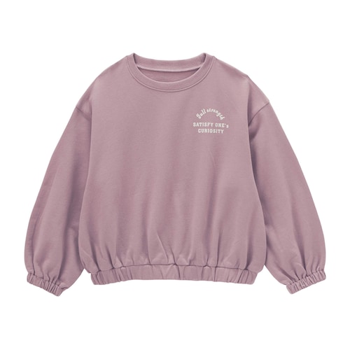 バルーンシルエットミニ裏毛長袖Ｔシャツ 【子供服 長袖】