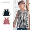 【ジータ/GITA】スカラップデザインドッキングチュニックTシャツ 【子供服 長袖】