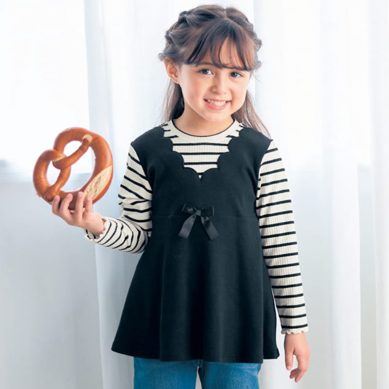 ブラック／モデル身長109cm・サイズ110