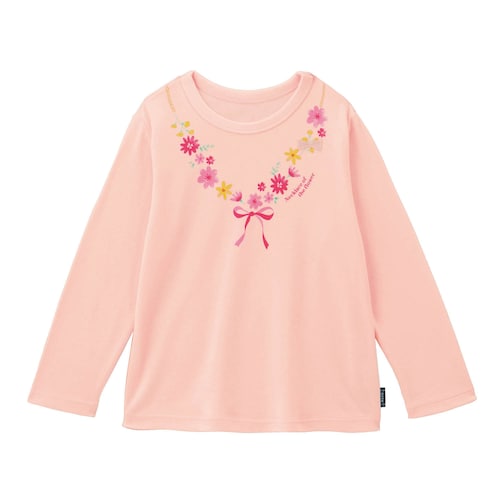 名札ココ選べるプリントやわらかスムース長袖Ｔシャツ 【子供服】