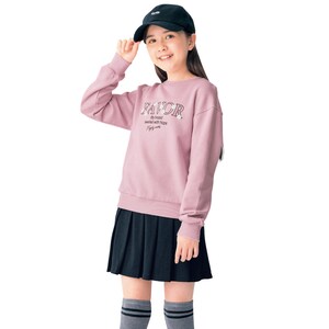 ペールピンク／モデル身長139.5cm・サイズ140