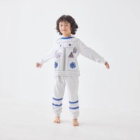 ホワイト杢グレー（宇宙飛行士）／モデル身長110cm・110サイズ