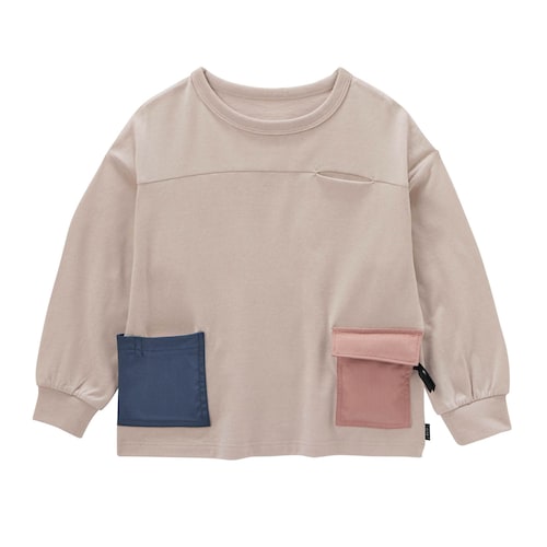 ハンカチココ ポケットたくさんで至れり尽くせりな長袖Ｔシャツ 【子供服】