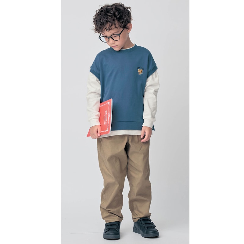 ブルー／モデル身長125cm・サイズ130