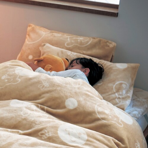 あったかなめらかな枕カバー２枚セット「くまのプーさん」（メルトロ/meltoro）