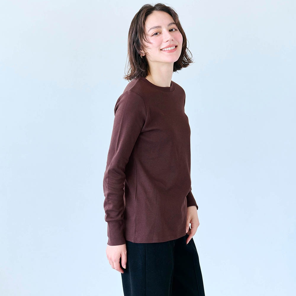 モデル身長162cm／M（レッドブラウン）