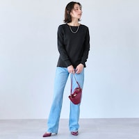 モデル身長162cm／M（ブラック）