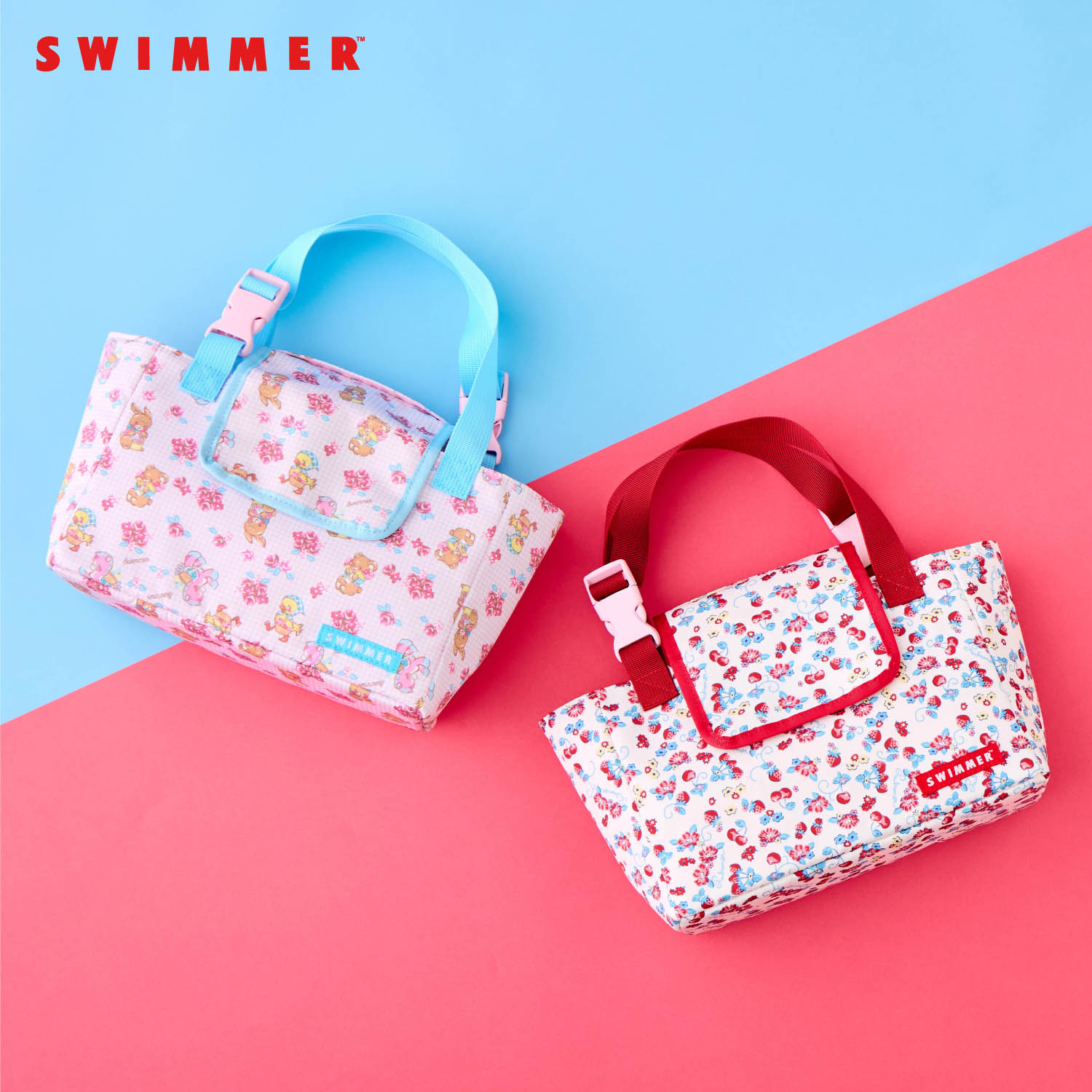 【スイマー/SWIMMER】SWIMMERコラボ トートバッグでも使える2WAYベビーカーオーガナイザー