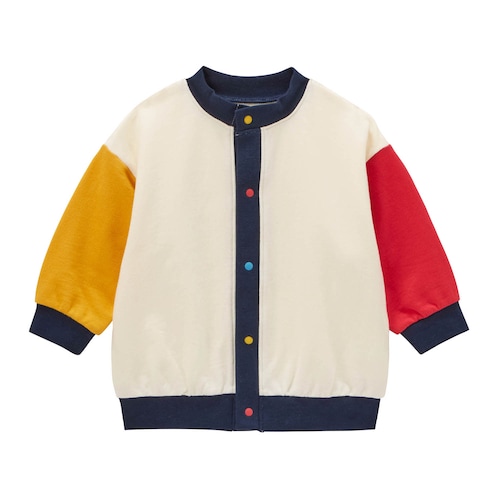 マルチカラーカーディガン 【ベビー服 長袖】