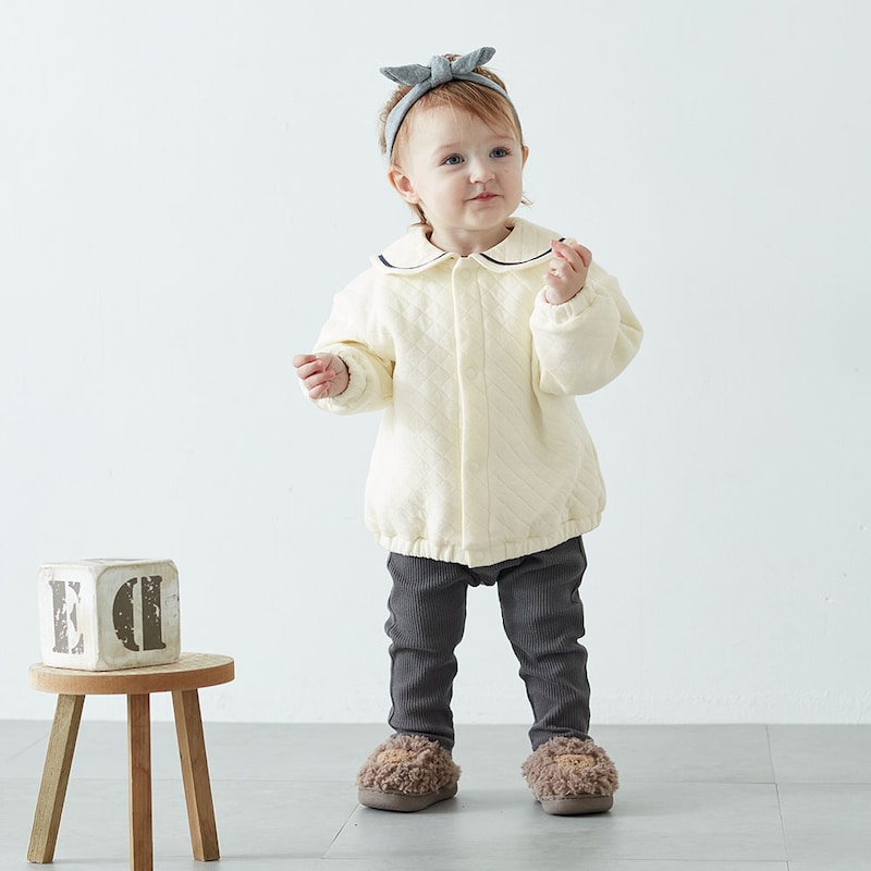 アイボリー／モデル身長77cm・80サイズ着用