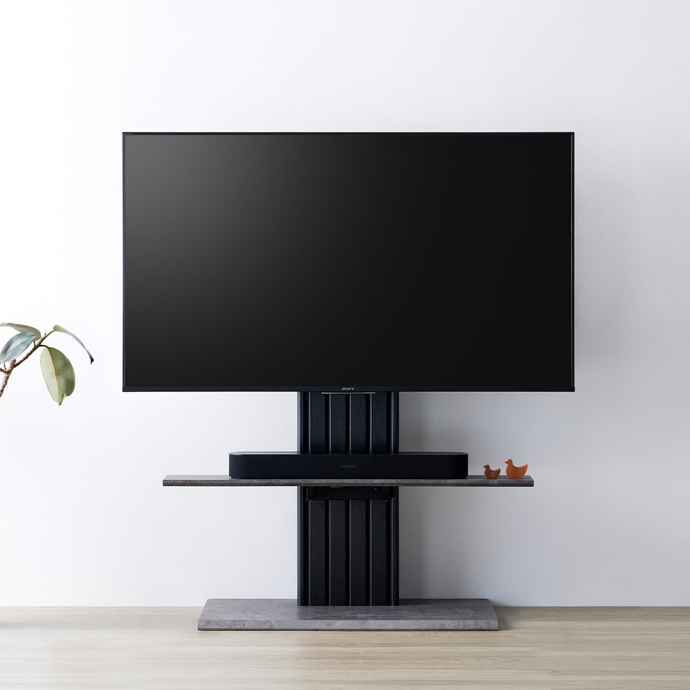 使用テレビサイズ　55V型／グレー