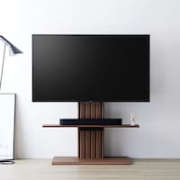 使用テレビサイズ　55V型／ミディアムブラウン