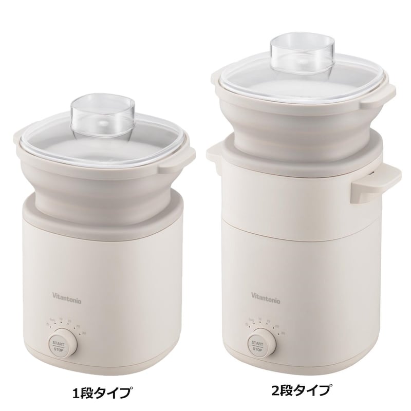 2段タイプ／フタ、シリコンスチーマー、プラスチックスチーマー、エッグトレイ、本体