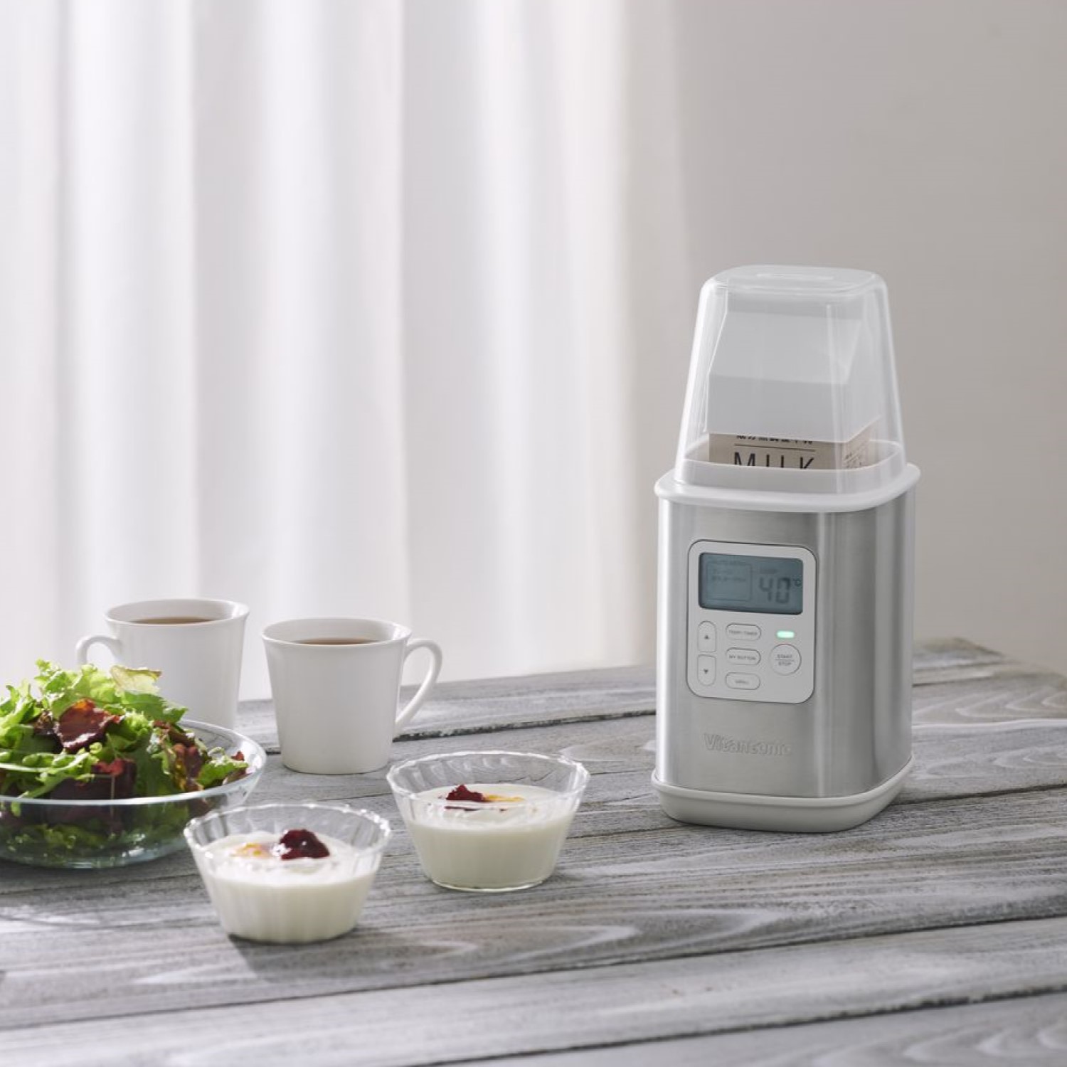 ギリシャヨーグルトも愉しめるヨーグルトメーカー 【甘酒・ローストビーフ作りにも】