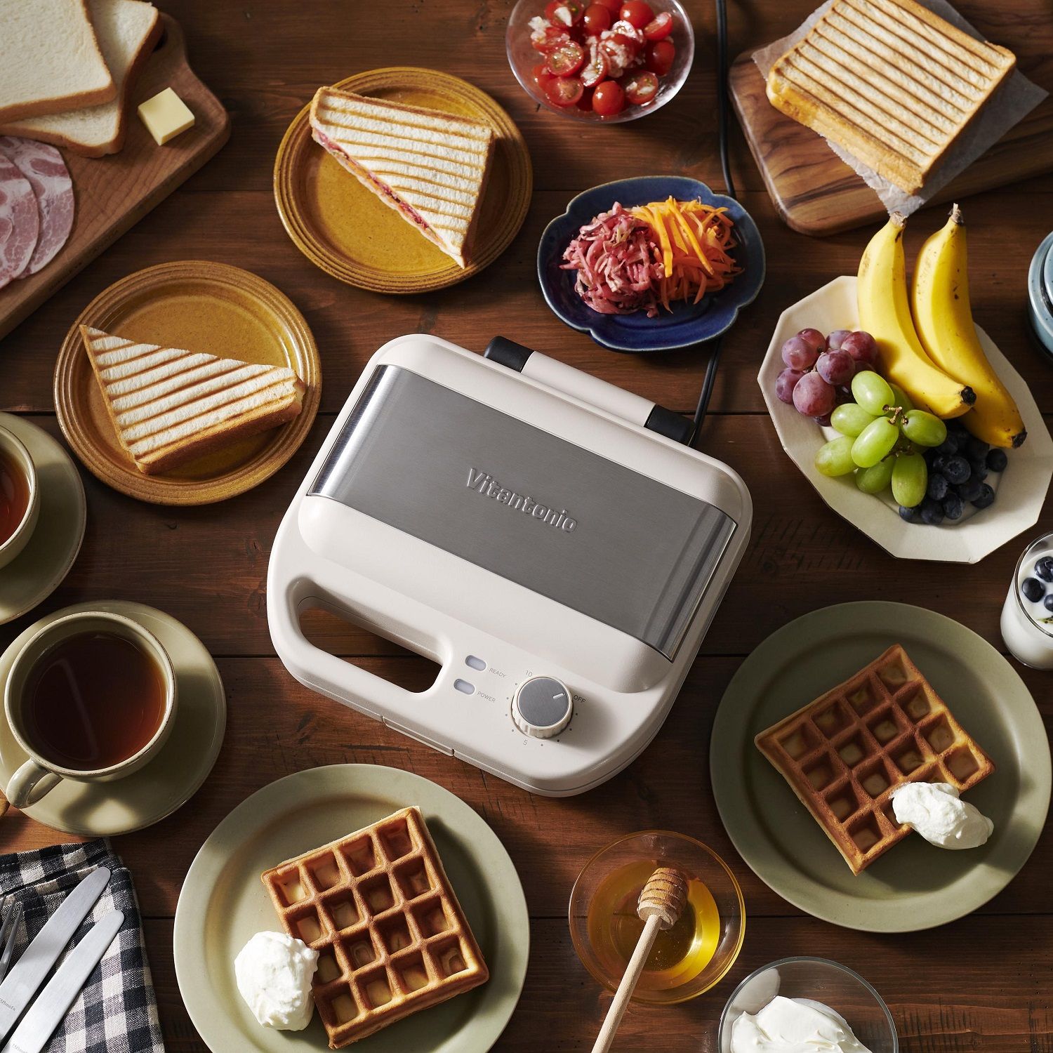 ワッフル&ホットサンドベーカー