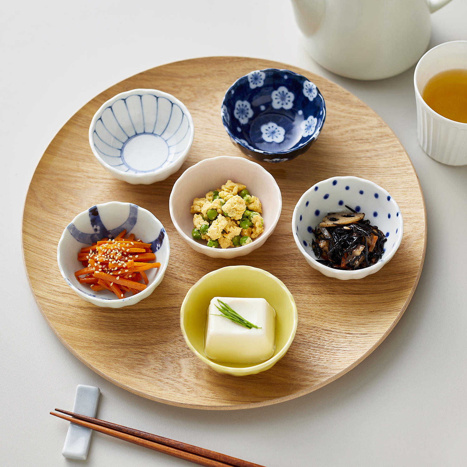 【ベルメゾン】美濃焼の彩小鉢6個セット【レンジ・食洗機対応】[日本製]