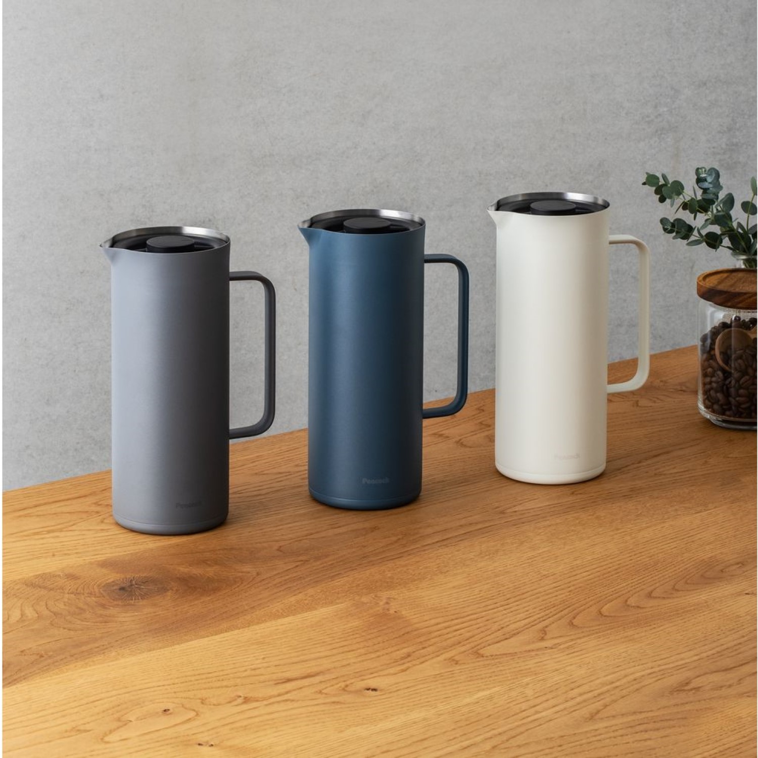 【ベルメゾン】出しっぱなしもサマになる。シンプルだから使いやすいリビングポット 【保冷/保温】