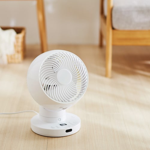 節電センサー付 DCスイングサーキュレーター360【節電センサー 背面首振り 22畳適応のハイパワー】