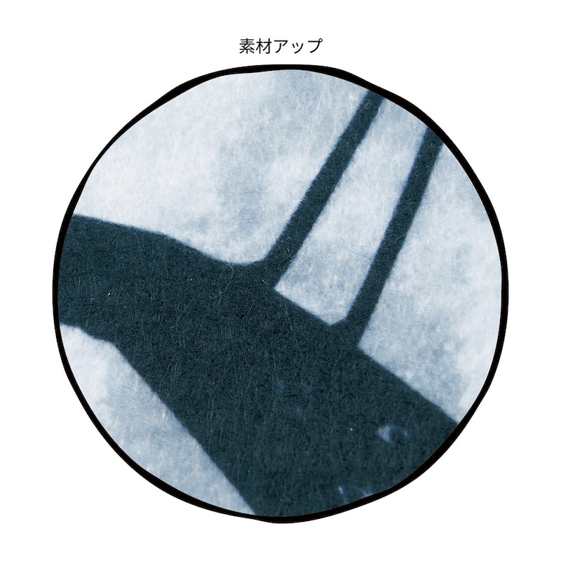 ぬくもり感のあるフェルト素材