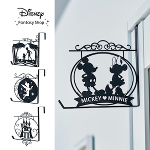 【ディズニー/Disney】切り絵のようなアイアンドアフック(選べるキャラクター)